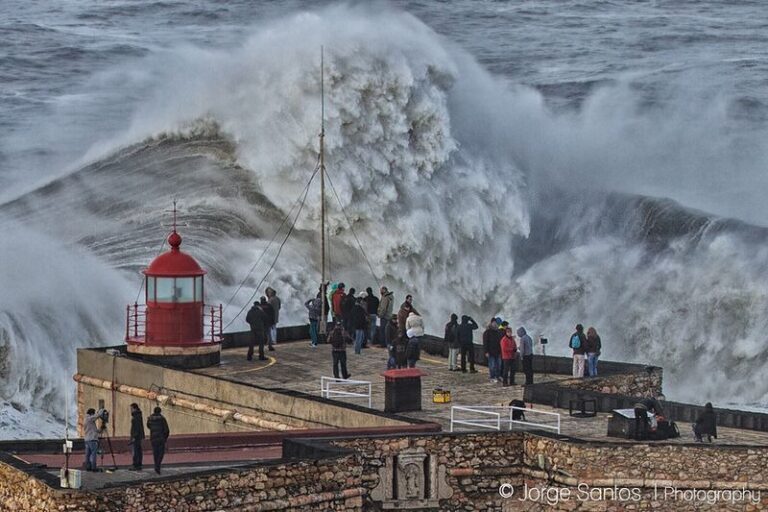 The Monster Waves at Nazare, Portugal