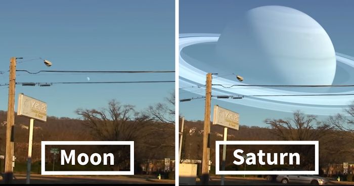This Is How The Sky Would Look If Planets Appeared Instead Of The Moon