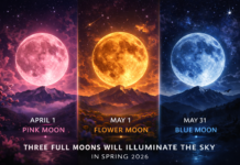Three Full Moons Will Illuminate the Sky in Spring 2026