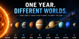 One Year on Earth, 165 Years on Neptune: How Time Changes Across the Solar System